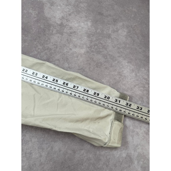 Y2K Nike Storm Fit Jacket Beige Full Zip Hooded Lightweight Athletic Men Large - Picture 7 of 16